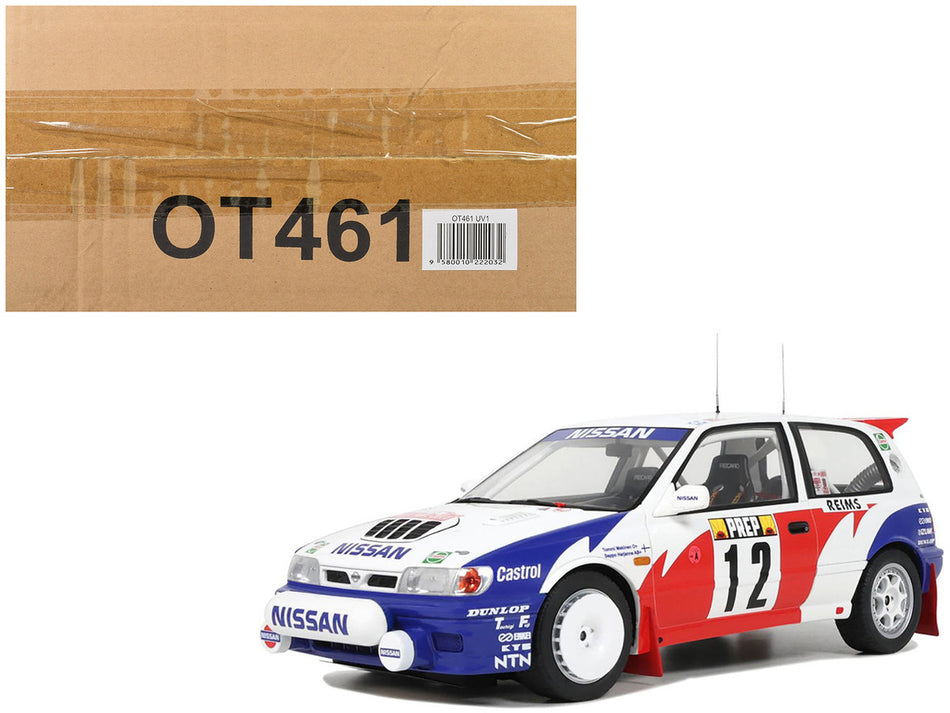 Nissan Sunny GTI-R #12 Tommi Makinen - Seppo Harjanne "Monte Carlo Rally" (1992) Limited Edition to 2500 pieces Worldwide 1/18 Model Car by Otto Mobile