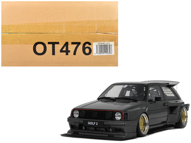 2021 Volkswagen Golf II GTI by Khyzyl Saleem Ascot Gray Metallic Limited Edition to 3000 pieces Worldwide 1/18 Model Car by Otto Mobile