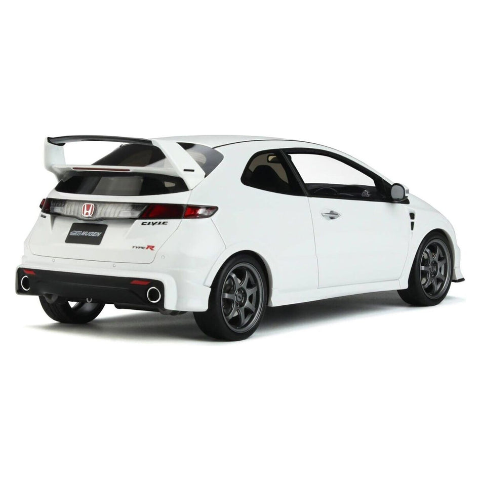 2010 Honda Civic FN2 Type R Mugen RHD (Right Hand Drive) Championship White Limited Edition to 4000 pieces Worldwide 1/18 Model Car by Otto Mobile