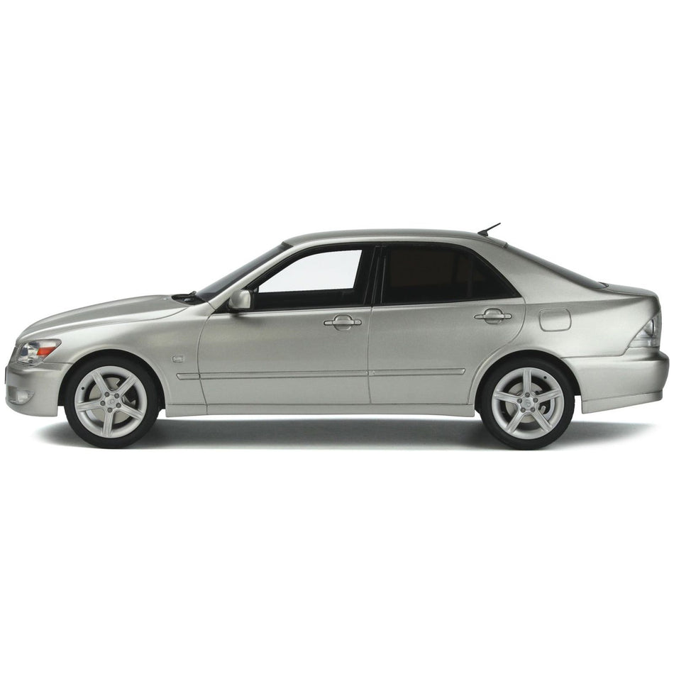 1998 Lexus IS 200 RHD (Right Hand Drive) Millennium Silver Metallic Limited Edition to 2000 pieces Worldwide 1/18 Model Car by Otto Mobile