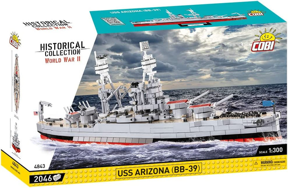 Cobi 2046 pcs HC WII USS Arizona (BB-39)