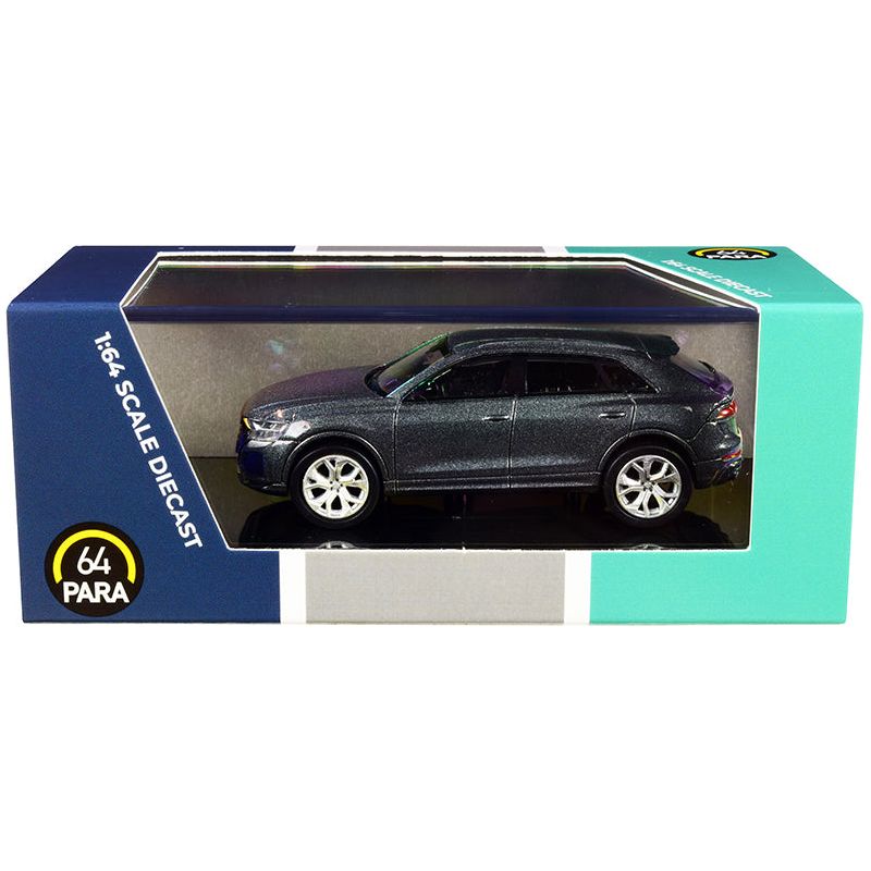 Audi RS Q8 Daytona Gray Metallic 1/64 Diecast Model Car by Paragon