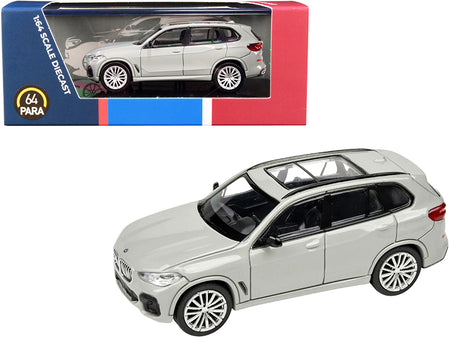 BMW X5 with Sunroof Nardo Gray 1/64 Diecast Model Car by Paragon