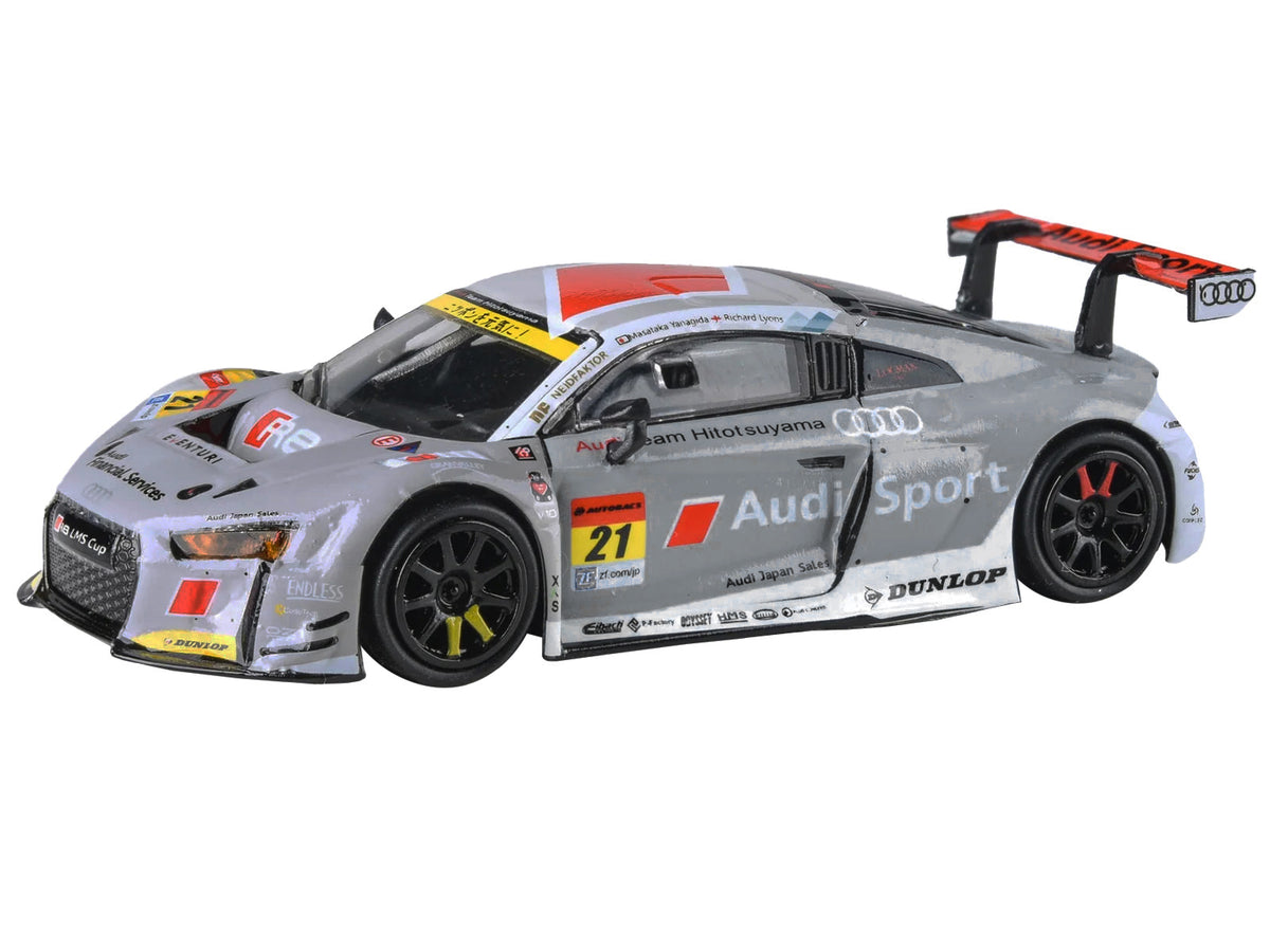 Audi R8 LMS #21 Richard Lyons - Masataka Yanagida "Team Hitotsuyama" "Super GT Series" (2017) 1/64 Diecast Model Car by Paragon Models