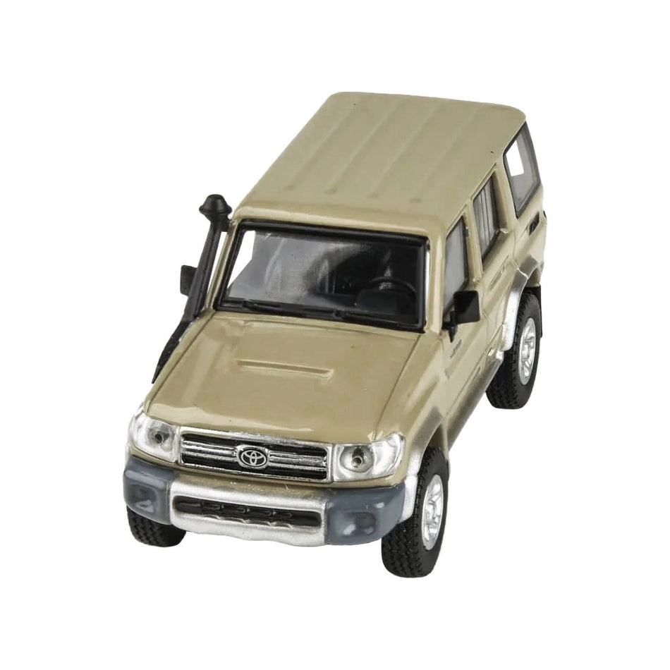 2014 Toyota Land Cruiser 76 Sandy Taupe Tan 1/64 Diecast Model Car by Paragon Models