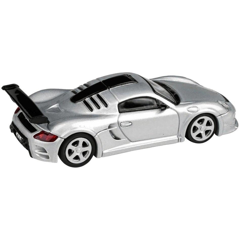 2012 RUF CTR3 Clubsport Silver Metallic 1/64 Diecast Model Car by Paragon Models