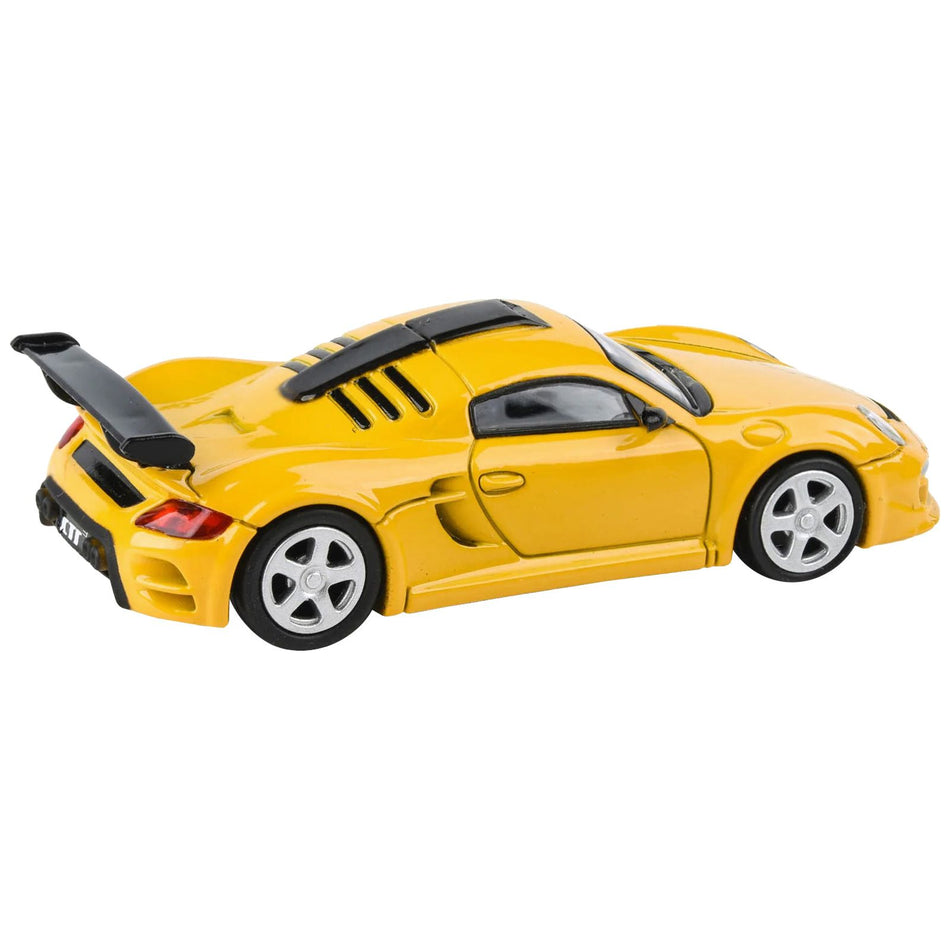 2012 RUF CTR3 Clubsport Blossom Yellow 1/64 Diecast Model Car by Paragon Models