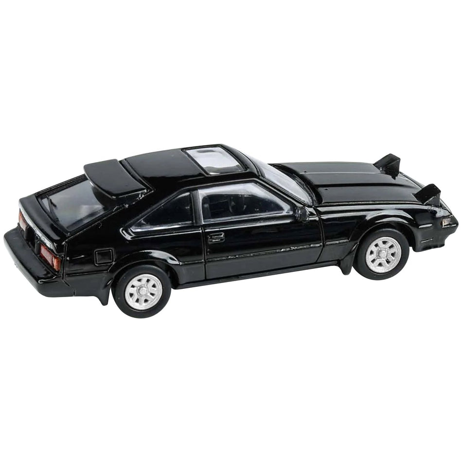 1984 Toyota Celica Supra XX Black with Sunroof 1/64 Diecast Model Car by Paragon Models