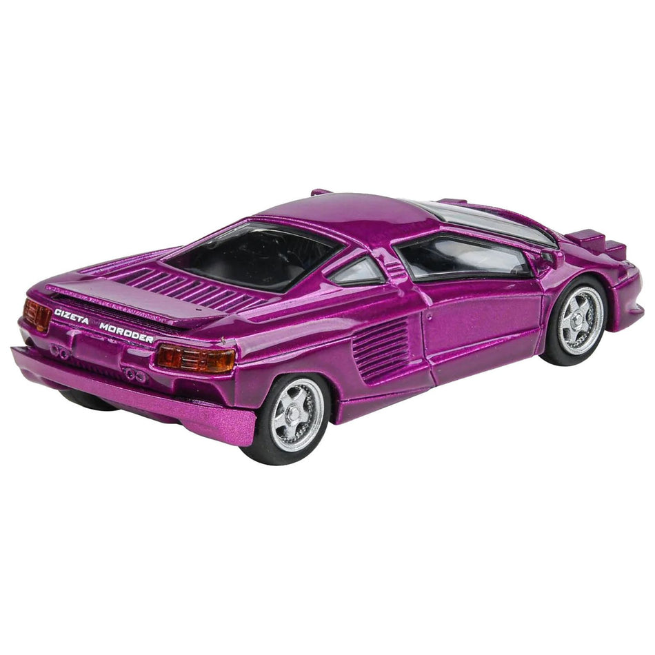 1991 Cizeta V16T Purple Metallic 1/64 Diecast Model Car by Paragon Models