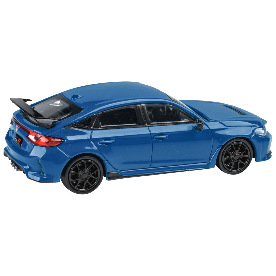 2023 Honda Civic Type R FL5 Boost Blue Pearl 1/64 Diecast Model Car by Paragon Models