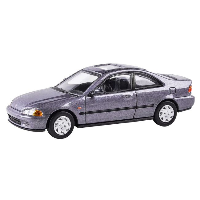 1995 Honda Civic Coupe EJ1 Horizon Gray Metallic with Sunroof 1/64 Diecast Model Car by Paragon