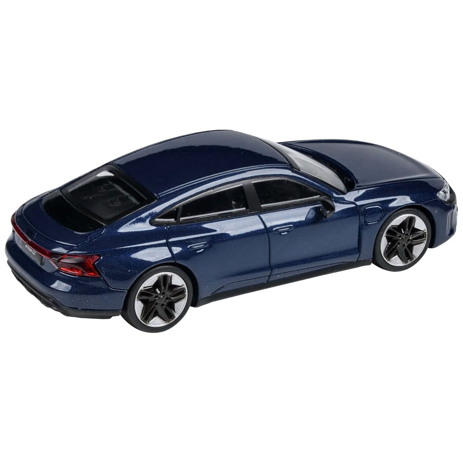 Audi E-tron GT RS Ascari Blue Metallic 1/64 Diecast Model Car by Paragon Models