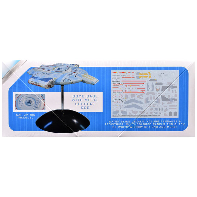 Skill 2 Snap Model Kit USS Defiant NX-74205 Starship "Star Trek: Deep Space Nine" (1993-1999) TV Series 1/1000 Scale Model by Polar Lights