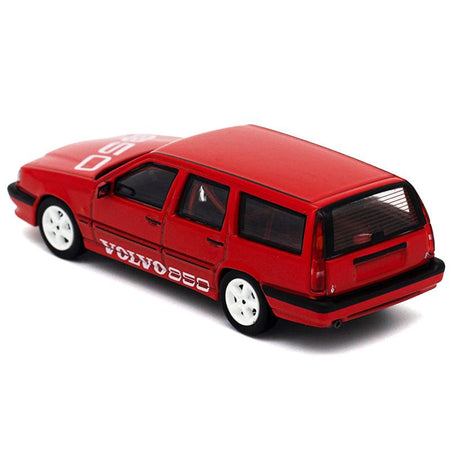 Red Volvo 850 wagon toy car
