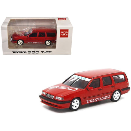 Red Volvo 850 T-R model car in box