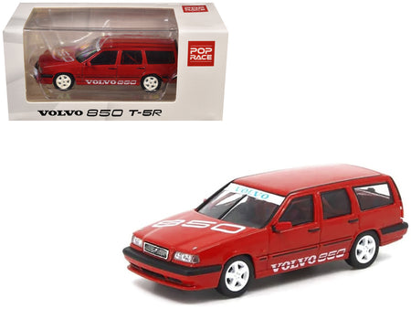 Volvo 850 T-5R Estate Wagon "Prototype" Red 1/64 Diecast Model Car by Pop Race