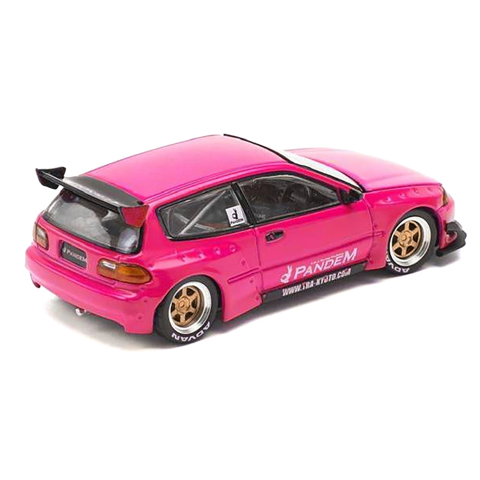 Pink Honda Civic model car