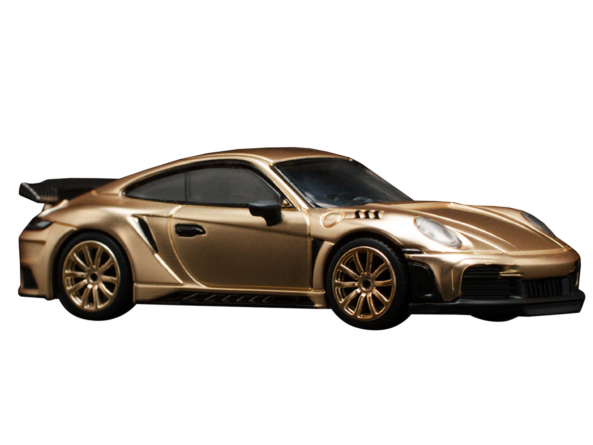 992 Stinger GTR Gold Metallic 1/64 Diecast Model Car by Pop Race