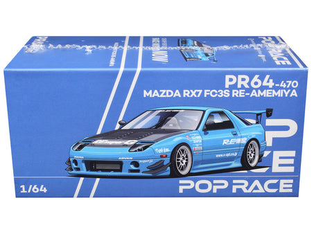 Pop Race Mazda RX7 FC3S Re-Amemiya model car in box