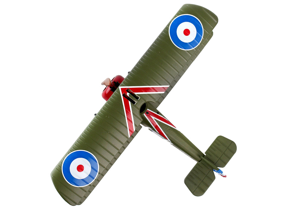 Sopwith FI Camel Fighter Aircraft "Captain Arthur Roy Brown" Royal Air Force 1/63 Diecast Model Airplane by Postage Stamp