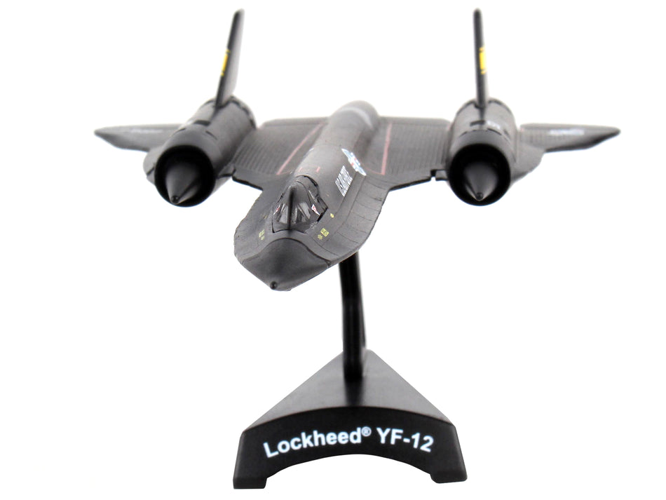 Lockheed YF-12 SR-71 Blackbird Aircraft "NASA" United States Air Force 1/200 Diecast Model Airplane by Postage Stamp