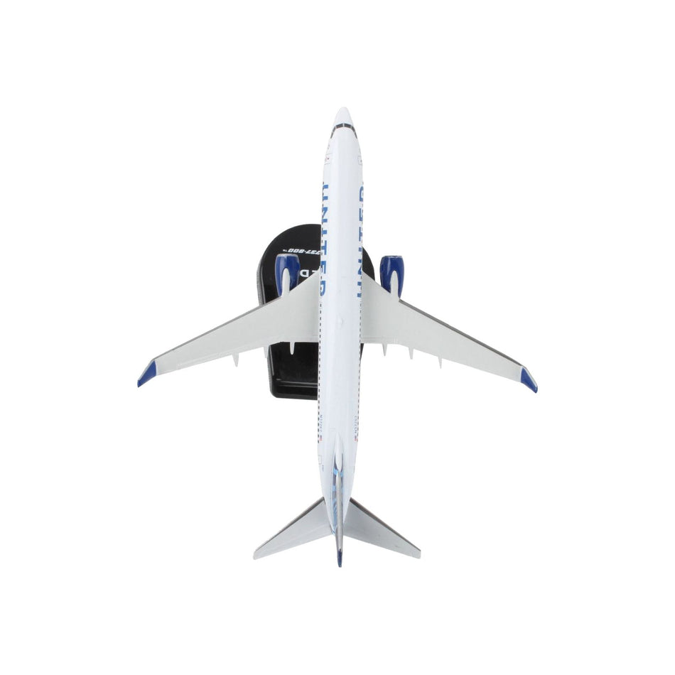 Boeing 737-800 Next Generation Commercial Aircraft "United Airlines" 1/300 Diecast Model Airplane by Postage Stamp