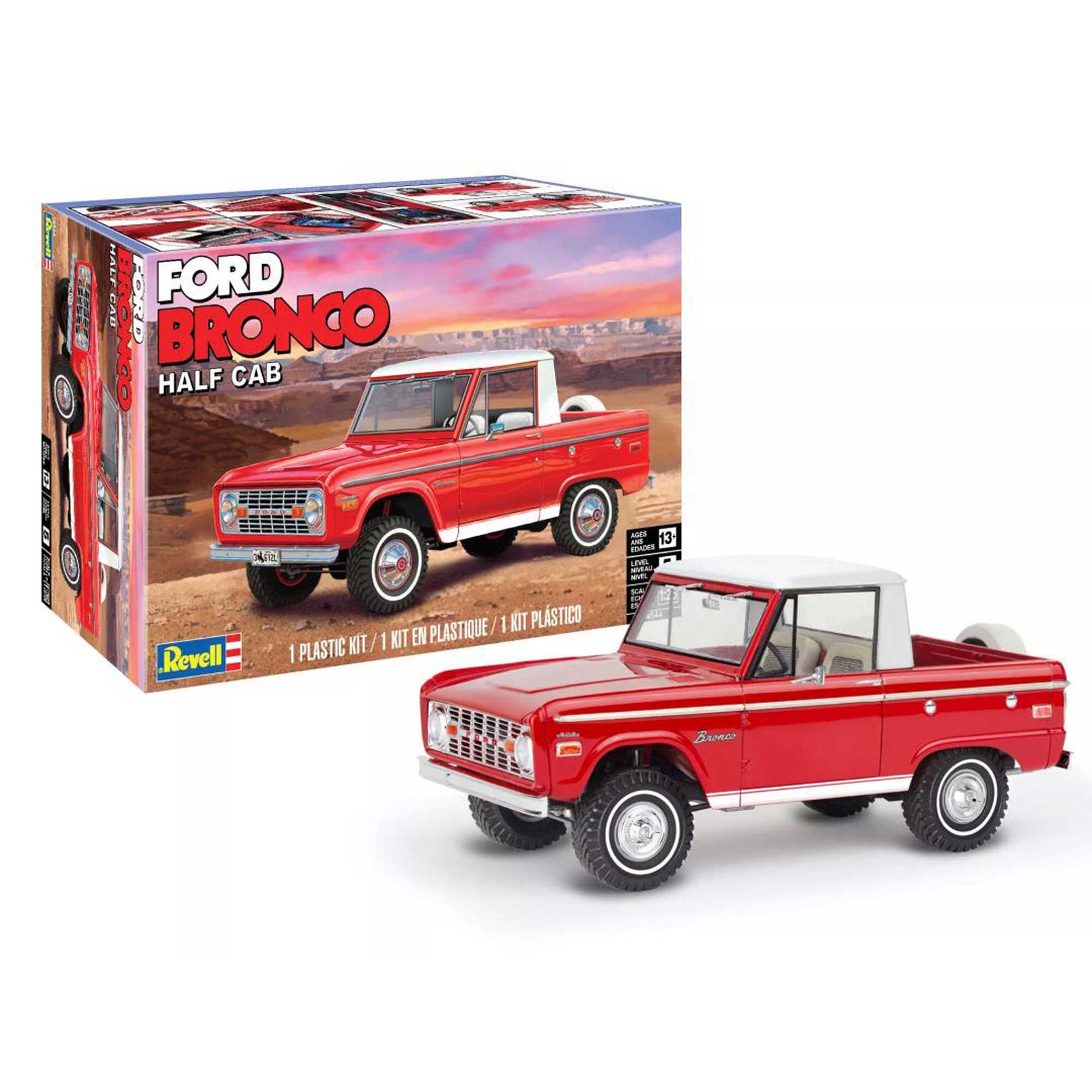 Revell Ford Bronco Half Cab Model Kit