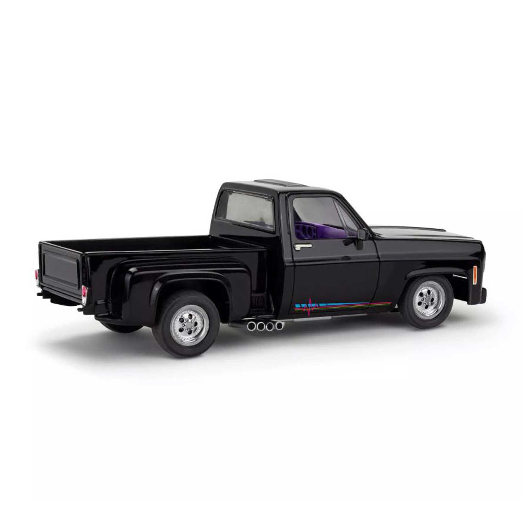 Black classic pickup truck model RMX145529090_A2_H2VLRK86