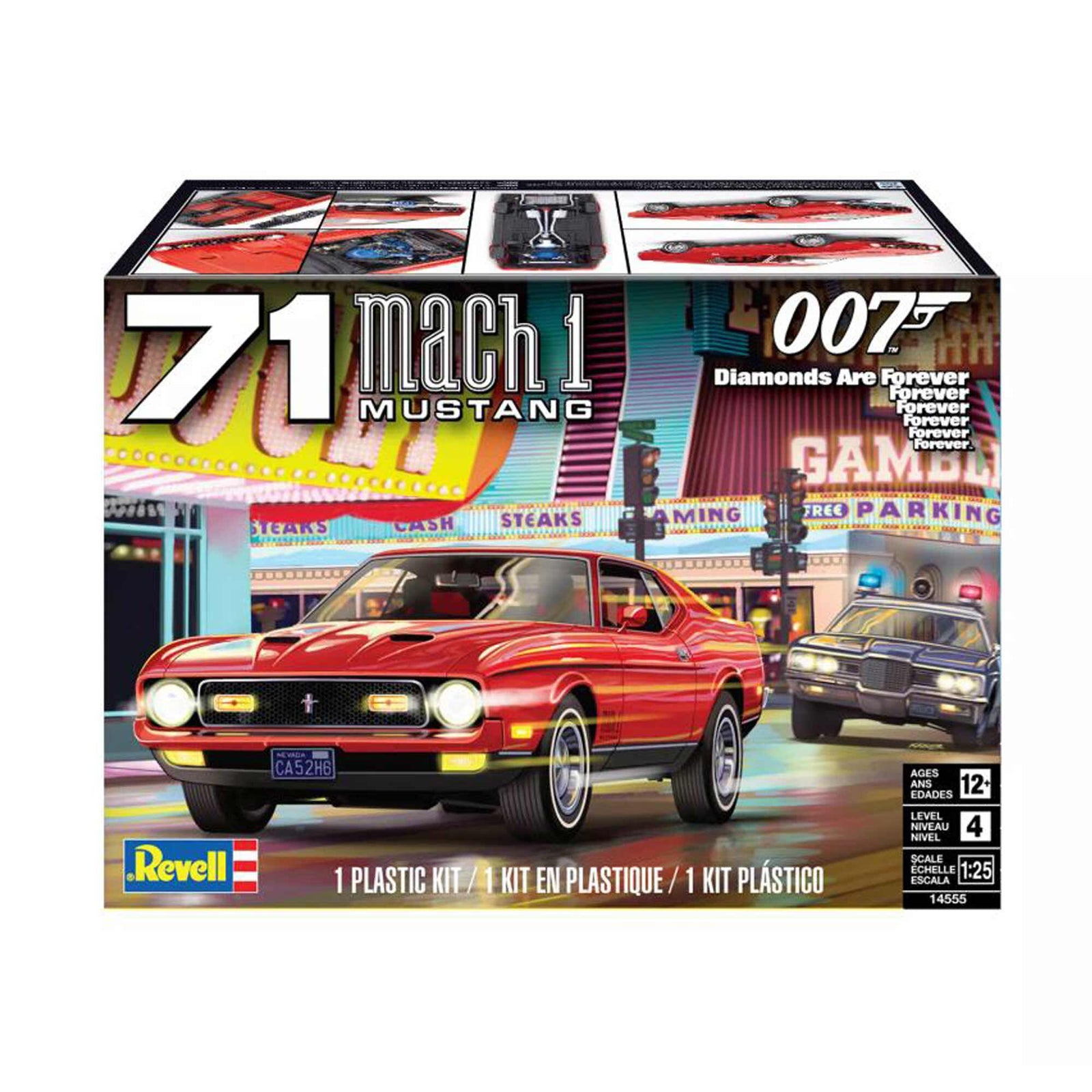 Revell 71 Mach 1 Mustang model kit - RMX145559090