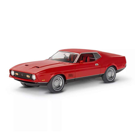 Red 1971 Ford Mustang Mach 1 model car