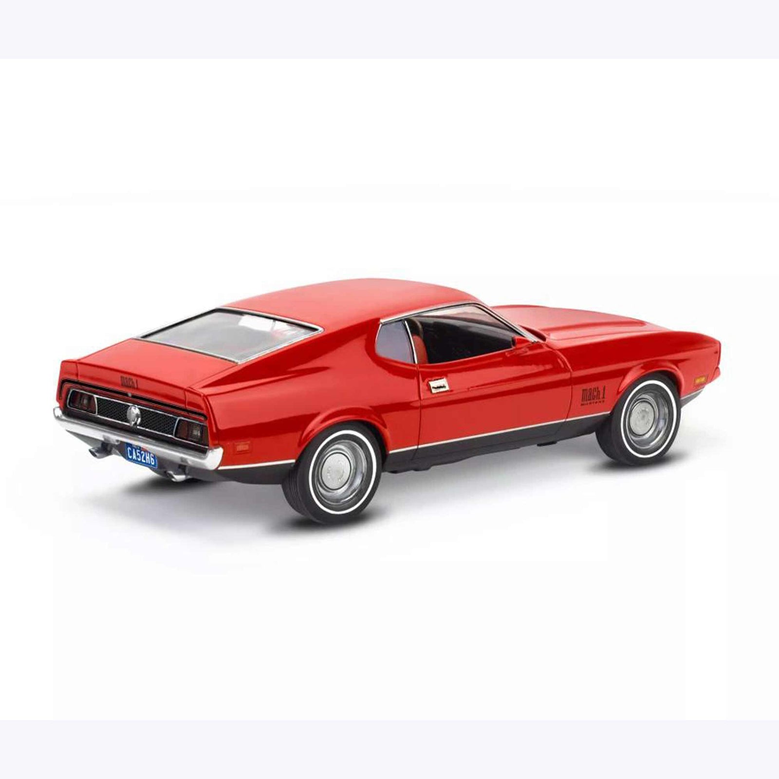 Red 1971 Ford Mustang Mach 1 model car