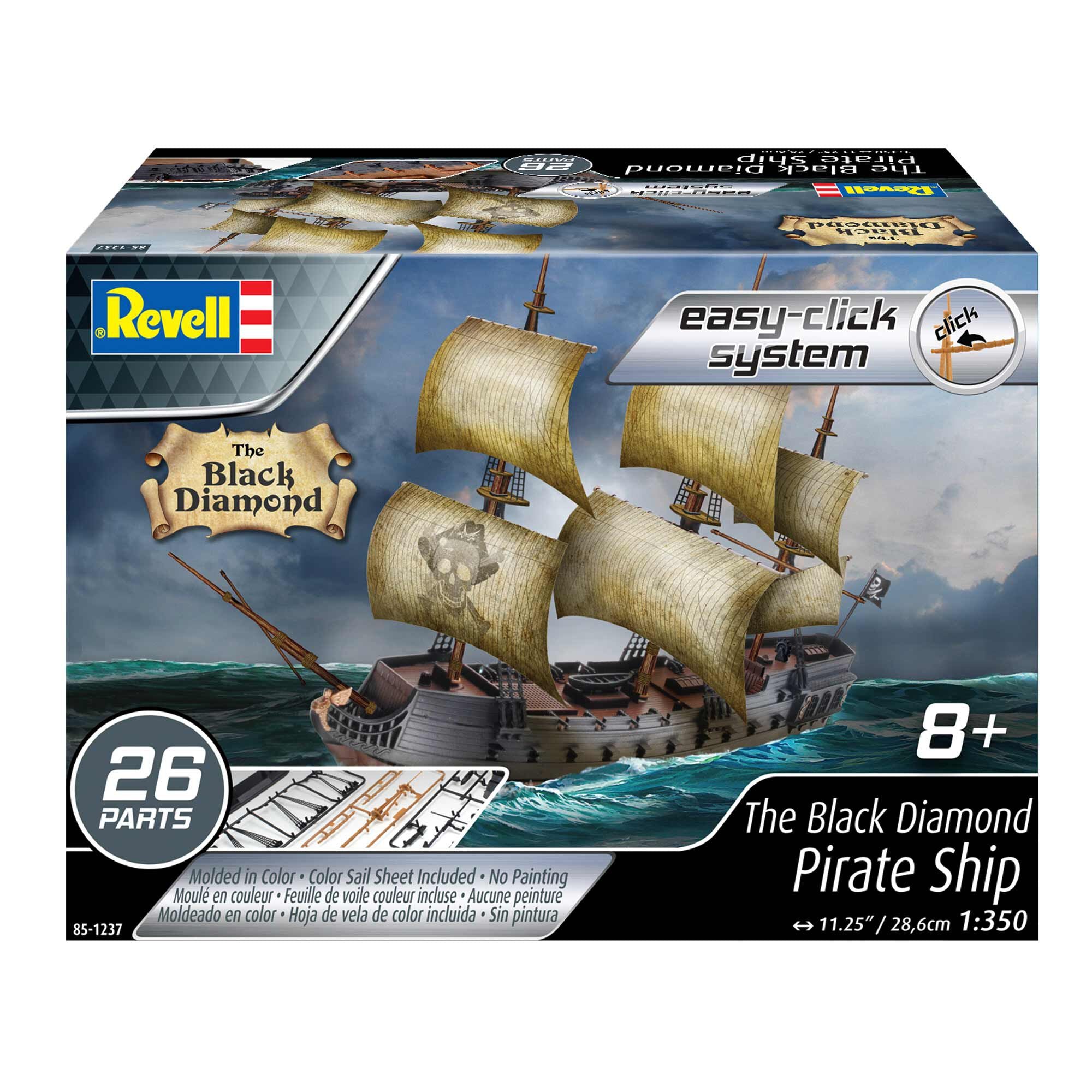 Revell Black Diamond Pirate Ship Model Kit (RMX851237)