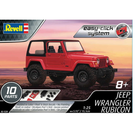 Revell Jeep Wrangler Rubicon model kit RMX851239