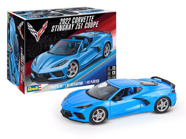 RMX14556 - Revell 1/25 2022 Corvette Stingray C8 Z51 Coupe RMX85-4556