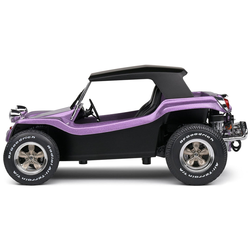 1968 Meyers Manx Buggy Purple Metallic with Black Soft Top 1/18 Diecast Model Car by Solido