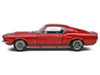 1967 Shelby GT500 Burgundy Red with Black Stripes 1/18 Diecast Model Car by Solido