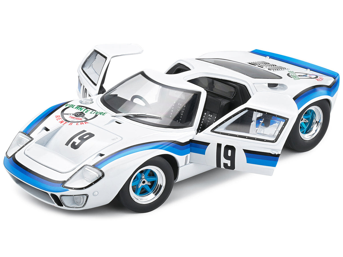 Ford GT40 MK.1 RHD (Right Hand Drive) #19 Emilio Marta "Angola Championship" (1973) "Competition" Series 1/18 Diecast Model Car by Solido - view 2