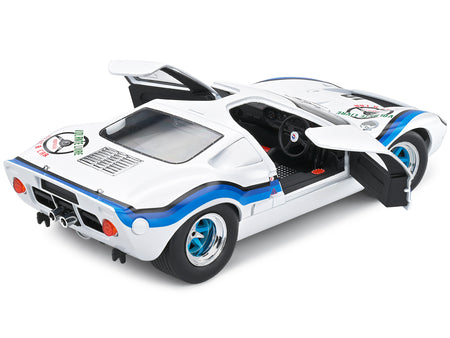 Ford GT40 MK.1 RHD (Right Hand Drive) #19 Emilio Marta "Angola Championship" (1973) "Competition" Series 1/18 Diecast Model Car by Solido - view 4