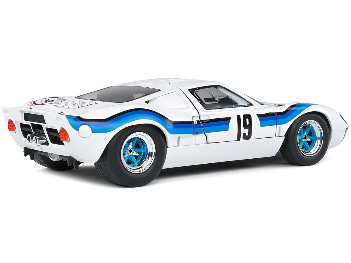 Ford GT40 MK.1 RHD (Right Hand Drive) #19 Emilio Marta "Angola Championship" (1973) "Competition" Series 1/18 Diecast Model Car by Solido - view 5