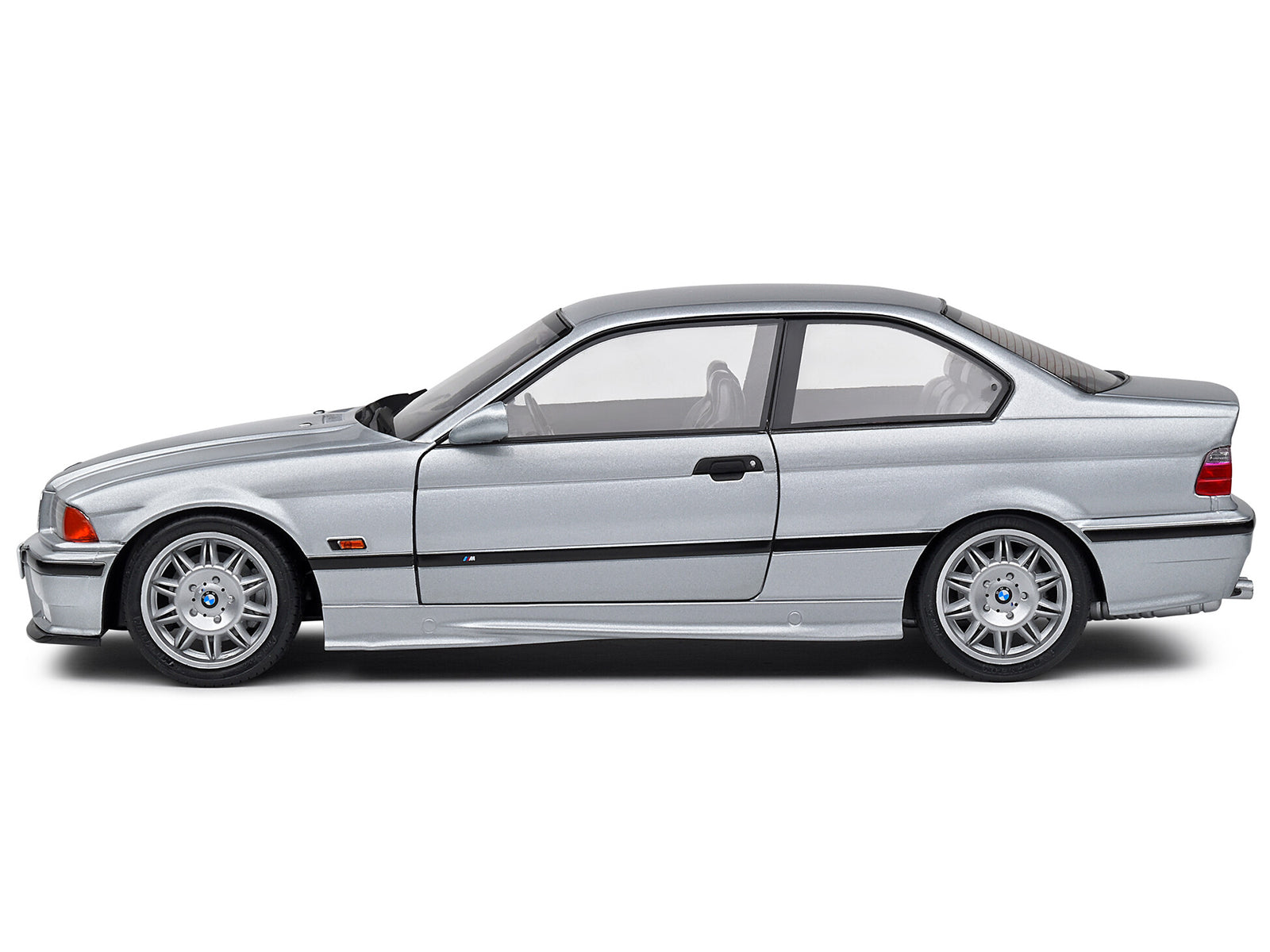 1997 BMW E36 M3 Coupe Artic Silver Metallic 1/18 Diecast Model Car by Solido