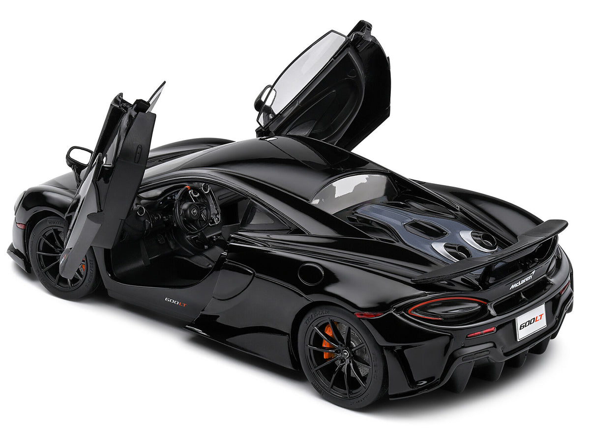 2018 McLaren 600LT Black 1/18 Diecast Model Car by Solido