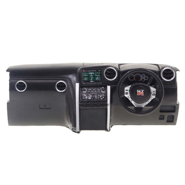 2023 Nissan GT-R (R35) Liberty Walk Body Kit 2.0 RHD (Right Hand Drive) Baby Blue with Carbon Hood 1/18 Diecast Model Car by Solido