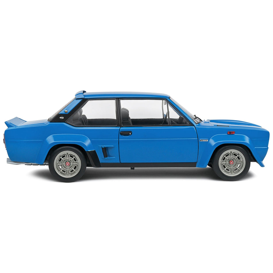 1980 Fiat 131 Abarth Blue 1/18 Diecast Model Car by Solido