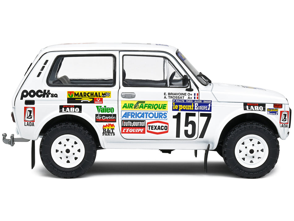 Lada Niva #157 Andre Trossat - Jean-Claude Briavoine 2nd Place "Paris–Dakar Rally" (1983) "Competition" Series 1/18 Diecast Model Car by Solido