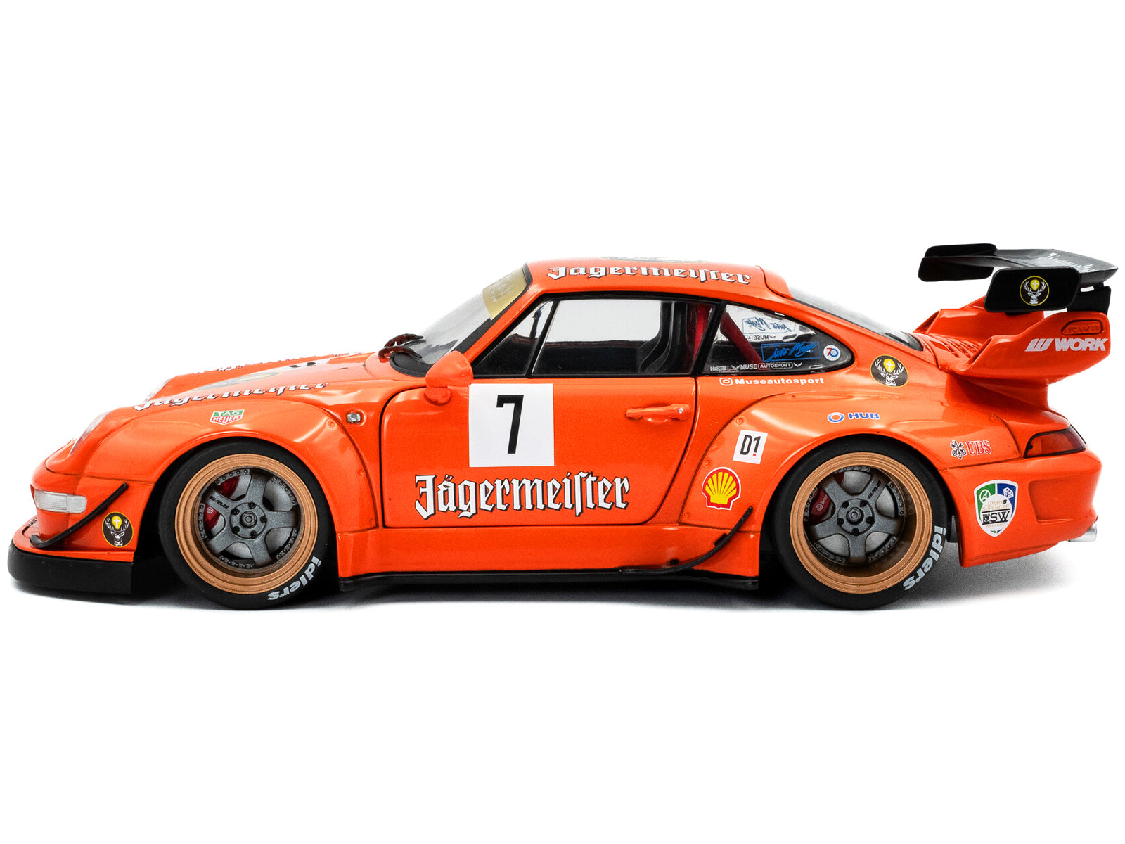 Porsche 911 GT2 Jagermeister race car model