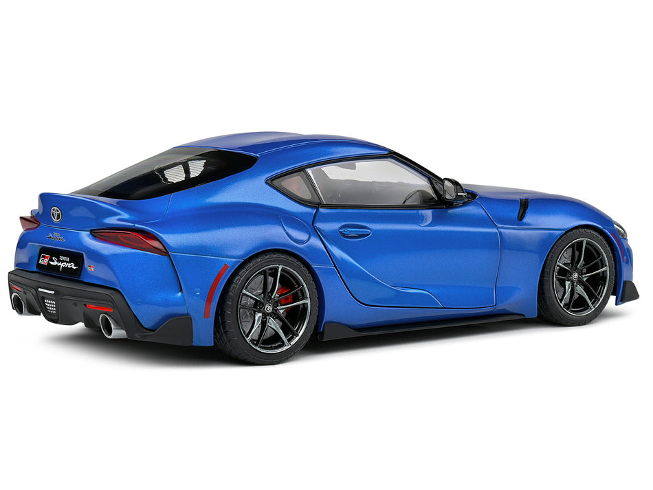 2021 Toyota GR Supra Horizon Blue Metallic 1/18 Diecast Model Car by Solido