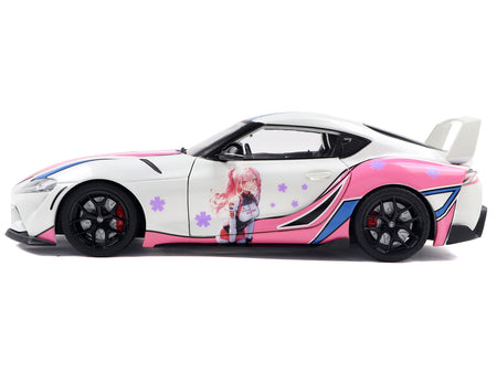 Anime-themed Toyota Supra S1809008-3__13104 model car