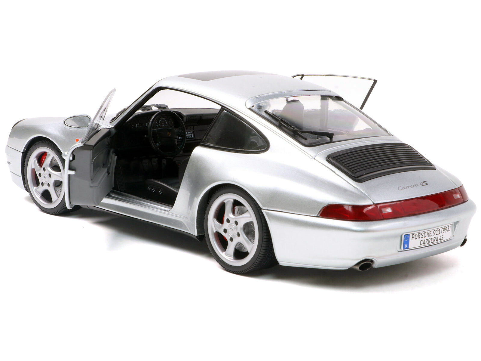 Silver Porsche 911 Carrera S1810103-3__96865 model car