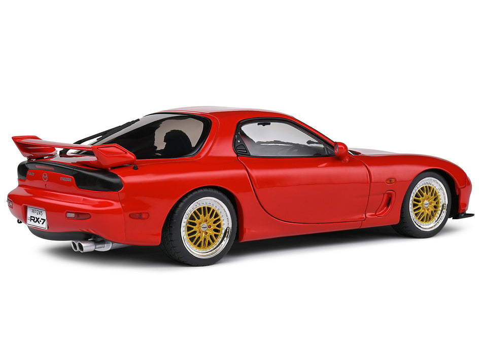 1994 Mazda RX7 Type RS (FD3S) RHD (Right Hand Drive) Vintage Red 1/18 Diecast Model Car by Solido