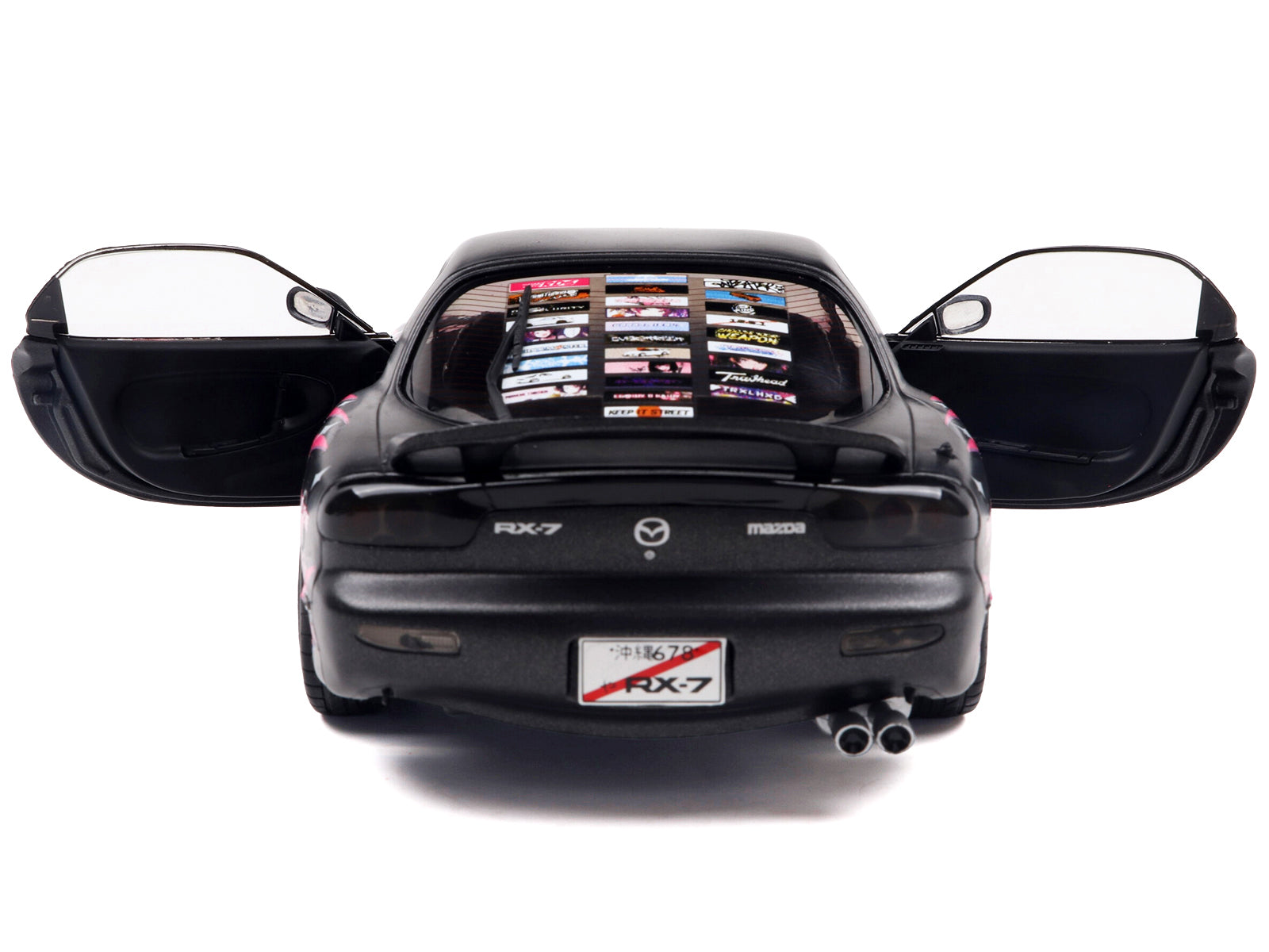 Black Mazda RX-7 with doors open - S1810605-4__51419